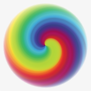 Spiral Clipart Rainbow Swirl - Rainbow Circle Swirl