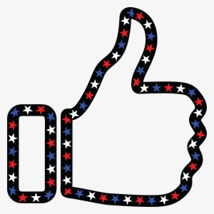 Free Thumbtack Png - Blue And Red Thumbs Up