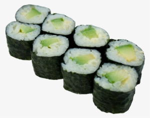 Avocado Roll Png Photos - Avocado And Cucumber Maki
