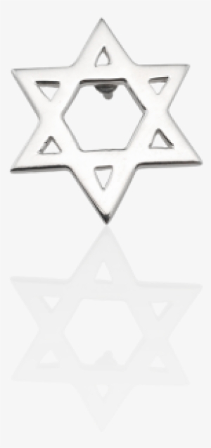 Star Of David Talisman Pin - Triangle