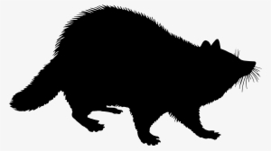 Png Black And White Stock Silhouette Clip Art At Getdrawings - Raccoon Silhouette Clip Art