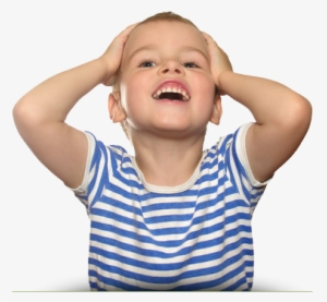 Boy Grabs Head - Kid Head