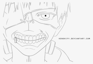Modest Tokyo Ghoul Coloring Pages Anime Png - 3d Tokyo Ghoul Kaneki Ken Cosplay Mask For Halloween