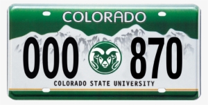 Order Plates - Colorado Pueblo Chile License Plate