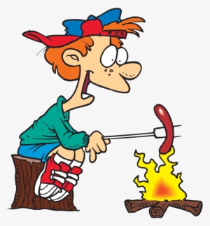 Campfire Cooking Clipart S'more Barbecue Clip Art - Campfire Clipart