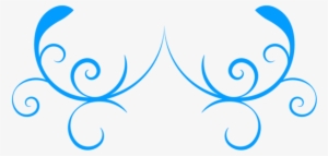 Floral Design Vintage, Floral Png Vector, Blue, Flower - Vector Azul Png Vintage