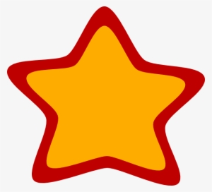 Red Yellow Star Clip Art At Clker - Red And Yellow Star