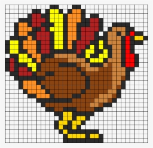 Happy Thanksgiving Perler Bead Pattern / Bead Sprite - Perler Bead Thanksgiving