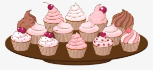 Bake Sale Clip Art Of A Cupcake With Sprinkles Cake - Cake Clipart