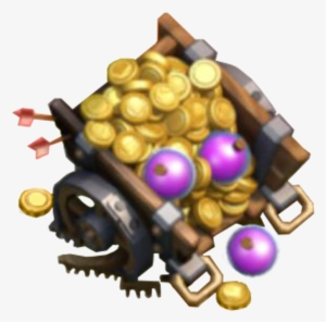 Gold Transparent Clash Clans - Clash Of Clans