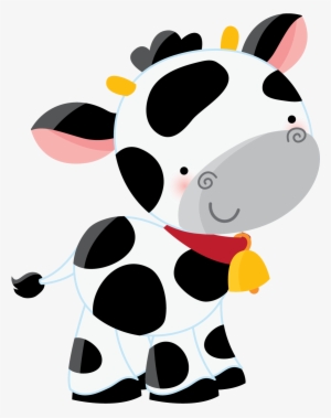 Cow - Cute Farm Animals Png - 500x490 PNG Download - PNGkit