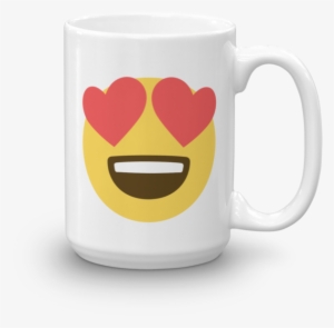 Emojione Heart Eyes Emoji Mug - World Most Tired Cup