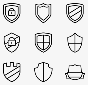 Shield - Email Icon White Psd