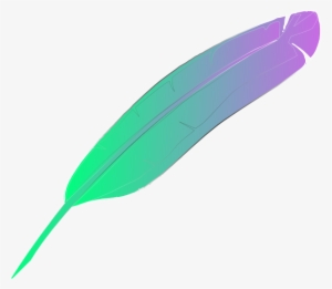 Feather Clipart Purple - Transparent Feather Clipart