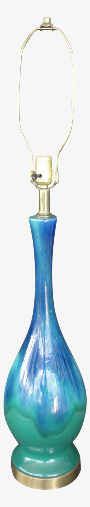 Modern Blue Green Drip Glaze Lamp This Is A Very Pretty - Ceramic Glaze