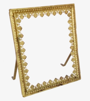 Golden Mirror Frame Png Image Background - Background Image Gold Frame Png