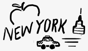 New York Text Png