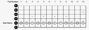 A String Note Names - Notes On The A String