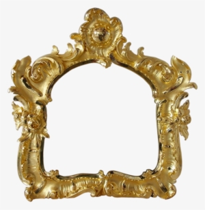 Golden Frame - Fotolijst Goud Png