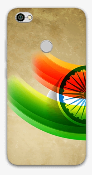 India Tricolor With Ashok Chakra Redmi Y1 Mobile Back - Mobile Phone Case