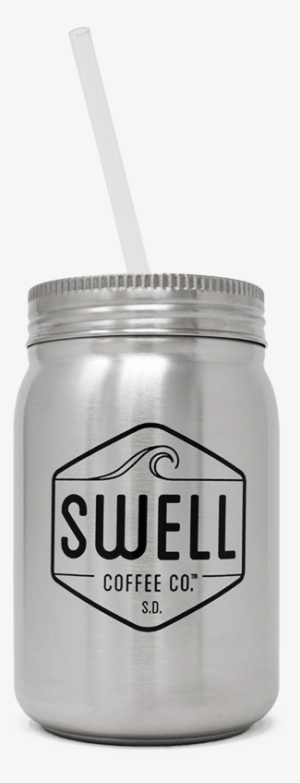 Mason Drinking Jar With Straw And Sip Lid