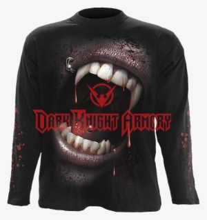 Goth Fangs, Gothic Fantasy Metal Vampieren Mannen T-shirt