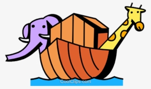Noah's Ark Royalty Free Vector Clip Art Illustration - Noah's Ark