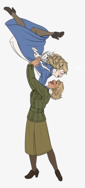 Have Some Vintage Lesbian Swing Dancing - Cartoon