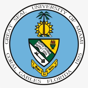 University Of Miami Logo Png Transparent - University Of Miami School Seal