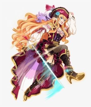 Captain Olivia Transparent - Illustration