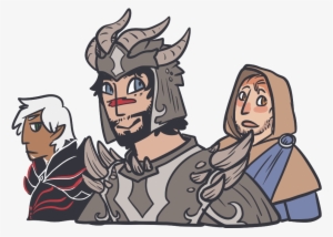 Dovahkiin Hawke - Cartoon