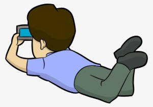 Open - Watching A Video Cartoon