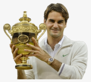 Roger Federer Wimbledon Cup - Roger Federer 17th Grand Slam