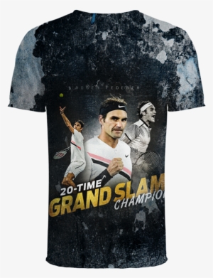 Roger Federer Tennis 3d T-shirt - Tennis