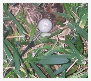 Spike In The Ground Headstone - Artificial Turf