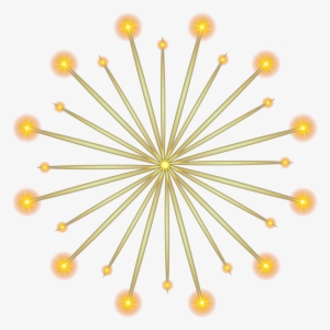 Fireworks Clipart Yellow - Clip Art