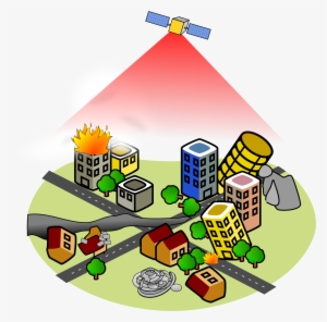 Satellite Clipart Remote Sensing - Office Building Clip Art