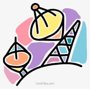 Satellite Dish, Telecommunications Royalty Free Vector - Sécurité Des Reseaux Sans Fil