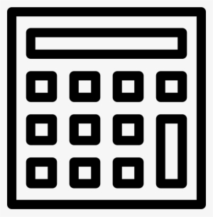 Simbolos Calculadora Clipart Calculator Computer Icons - Line Icon Budget