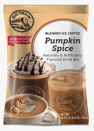 Pumpkin Spice Big Train Ice Blended Coffee Powder Mix - Big Train Pumpkin Spice Latte
