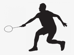 Badminton Silluette Clipart Badminton Silhouette Sports - Badminton Player Silhouette Png