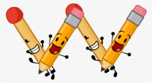 Pencil And Match W - Bfdi Match And Pencil