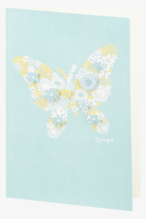 Butterfly 3-d Flower Card - Brush-footed Butterfly
