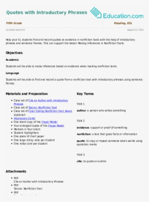 Related Learning Resources - Academic Language Objectives Examples 2nd Grade Ri