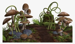 Mushrooms 3d