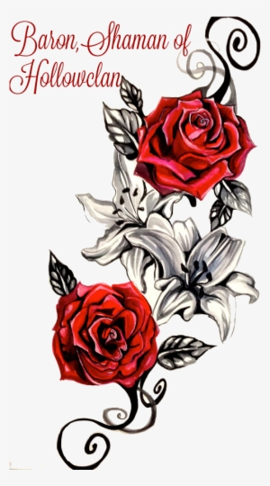 Rose Tattoo Png Clipart - Rose Tattoo Png
