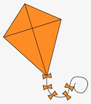 Kite Clipart Png - Orange Kite Clipart