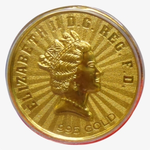 750mg Queen Elizabeth Gold Coin - Parshwa Padmavati Gold