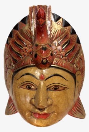 Wood Nepal Mask - Mask