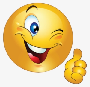 Thank You - Thumbs Up Smiley Transparent Background